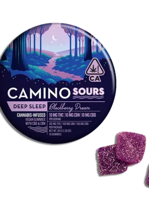 Camino Blackberry Dream High Dose Gummies