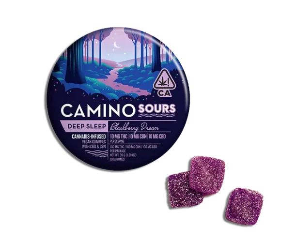 Camino Blackberry Dream High Dose Gummies