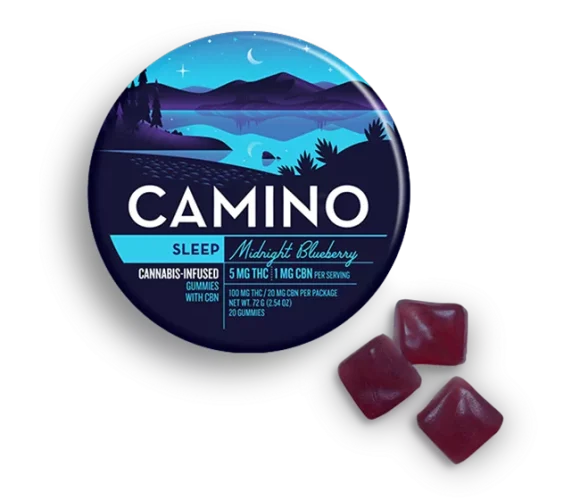 Camino Midnight Blueberry Sleep Gummies