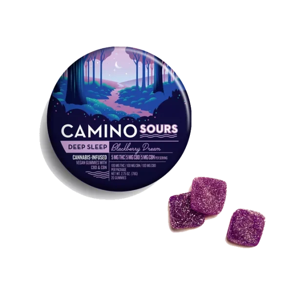 Camino Sours Blackberry Dream Deep Sleep Gummies