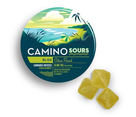 Camino Sours Citrus 10mg Bliss Gummies