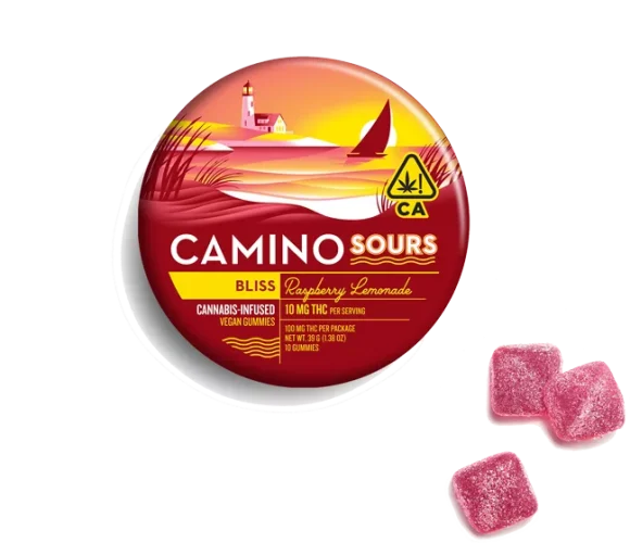 Camino Sours Raspberry Lemonade Bliss Gummies